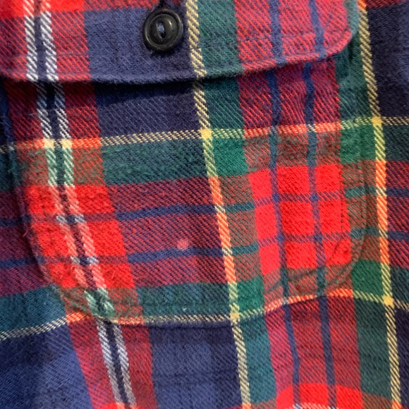 Marks & Spencer | Red Plaid Button Up - Picture 4 of 9
